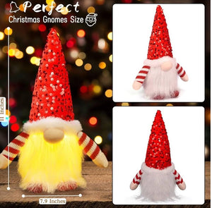 Christmas Gnome Ornaments LED